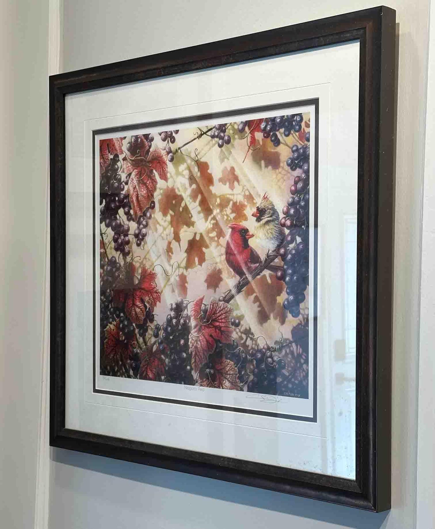 Framed Niagara Red art print