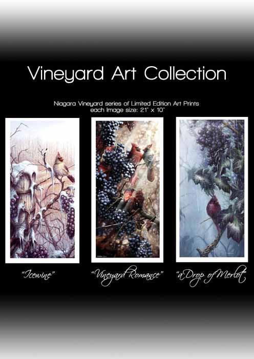 Vineyard art paintings by Carm Dix