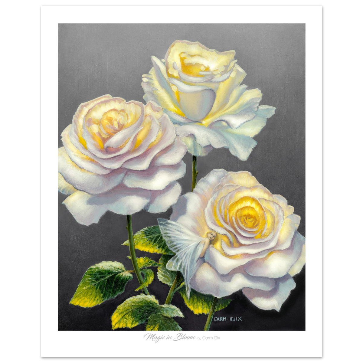 Magic in bloom art print by artist Carm Dix