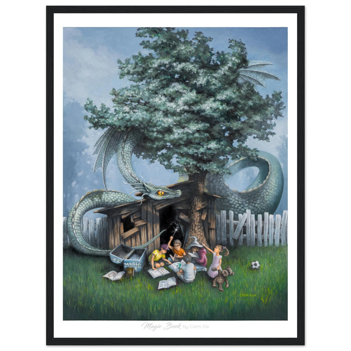 Magic  Book art print by artist Carm Dix