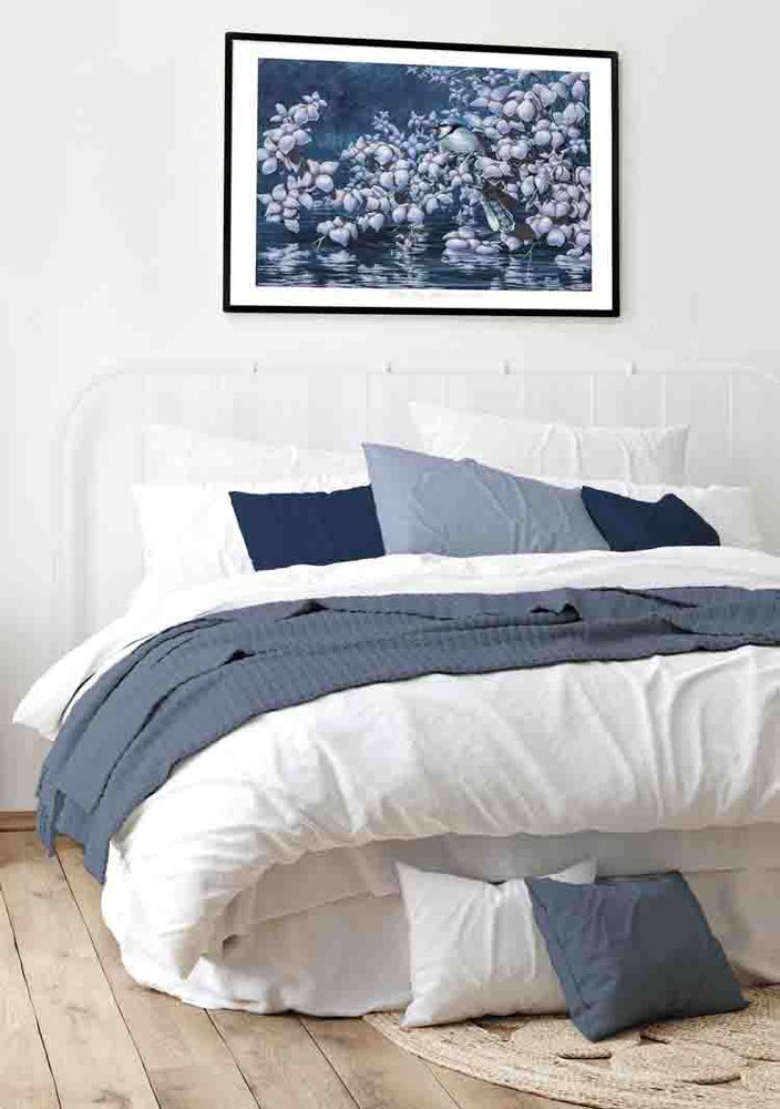 
                  
                    Blue jay blues luxury in your bedroom
                  
                