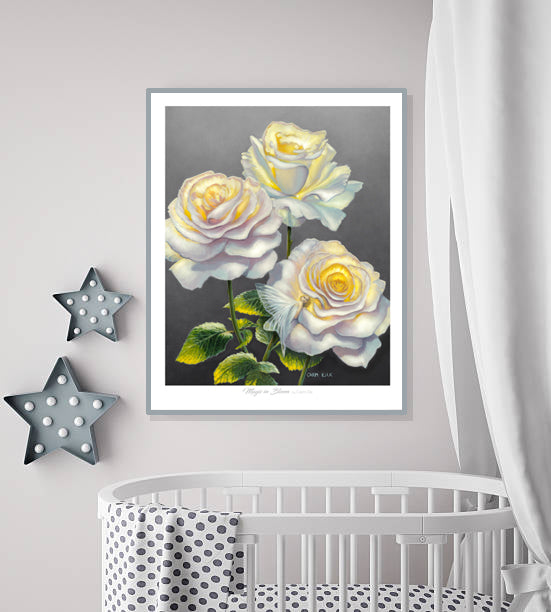 
                      
                        Framed look of Magic in Bloom art print for children room decor
                      
                    