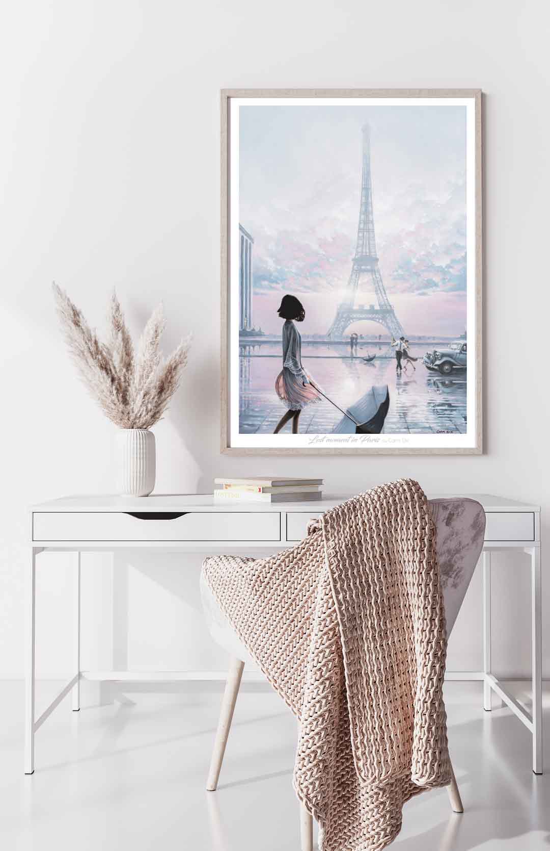 framed sample decor of Lost Moment in Paris