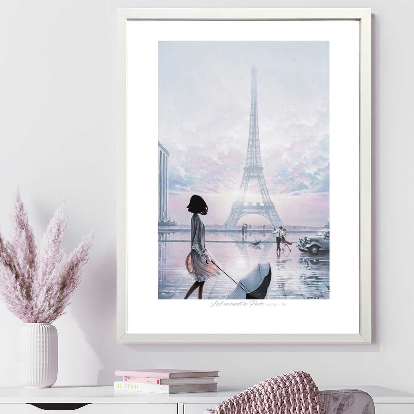 
                  
                    "Lost Moment in Paris" art print by artist Carm Dix
                  
                