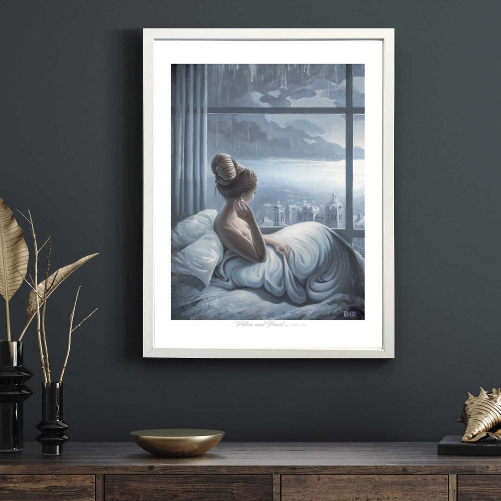 Pillow and Pearl Art Print