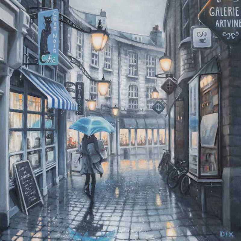 Galerie d' Art vine art print by artist Carm Dix