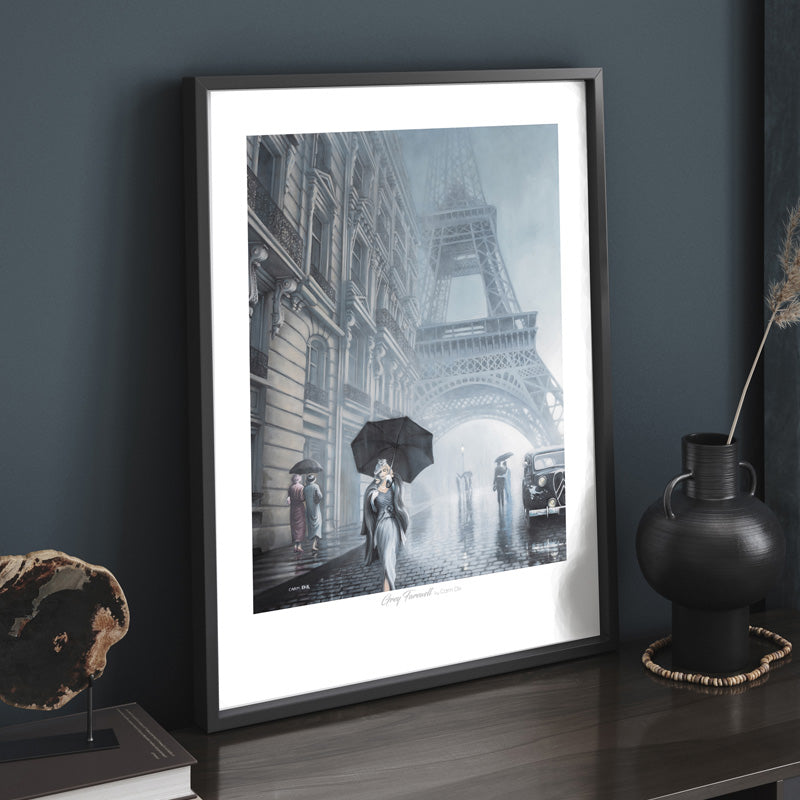 A Grey Farewell art print by artist Carm Dix