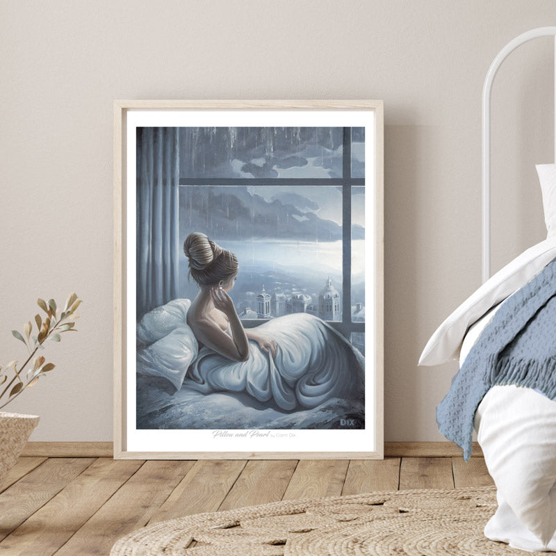 Pillow and Pearl painting