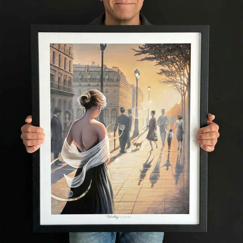 Waiting art print