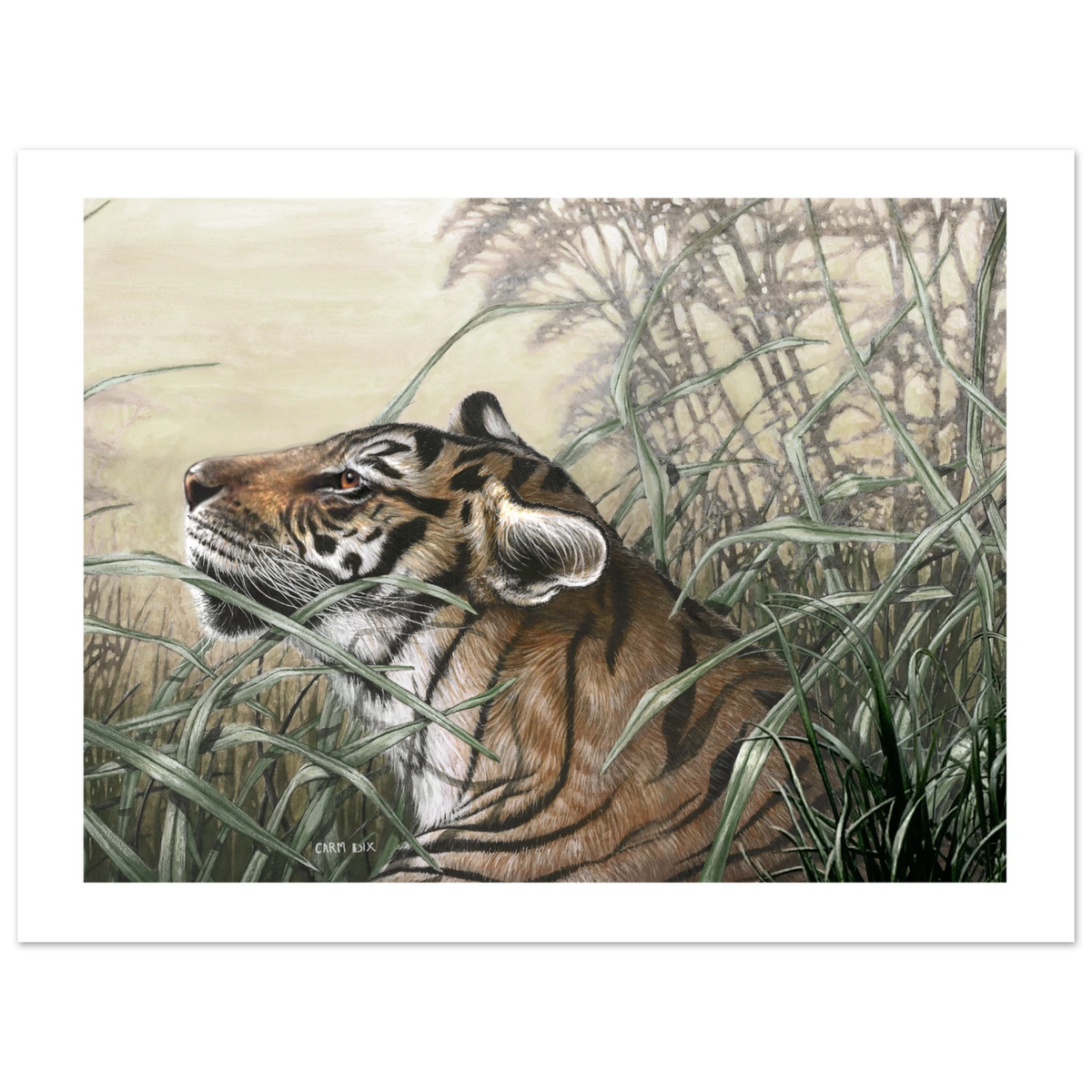 Majestic art print by artist Carm Dix